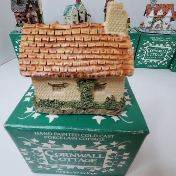 Cornwall Cottage Collection Set of 6 Vintage 1987 Hand Painted Museum Collection - Picture 3 of 16